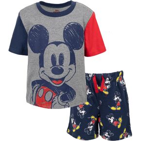 Disney T-Shirt & French Terry Shorts Set Toddler to Big Kid Sizes (2T - 14-16) in Saudi Arabia