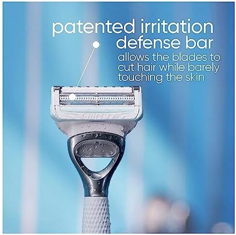 مجموعة الحلاقة جيليت فينوس لشعر وبشرة العانة للنساء، 1 مقبض فينوس، 2 شفرات حلاقة بديلة، منظف 2 في 1 وجل حلاقة للنساء 190 مل، مصل مهدئ يومي للعناية الحميمة 50 مل in Kuwait