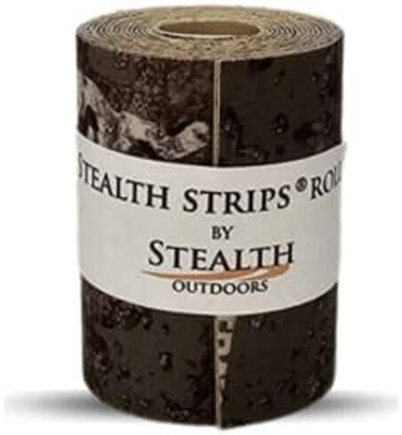 Stealth Strips® Strata Camo Silencing Tape | Self Adhesive Silencing Fabric | Great for Quieting All of Your Metal Hunting Gear and Accessories | (2" X 60" Roll) (Strata Camo, 2" Wide) in Kuwait