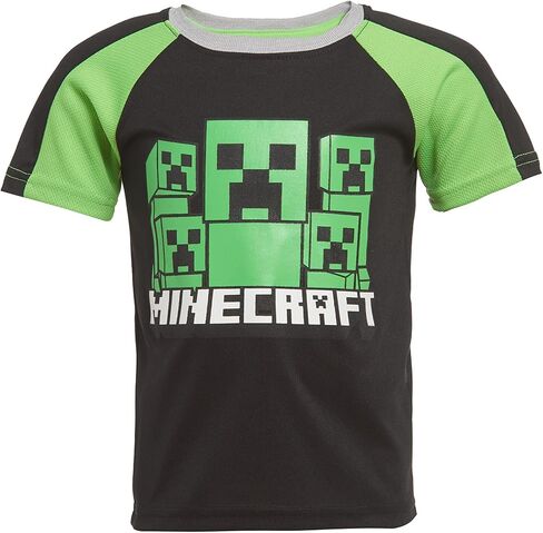 Minecraft Boys Creepers 3 Piece T-Shirt Tank Top Short Set in Kuwait