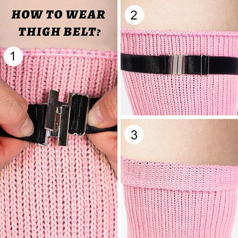Plus Size Womens Thigh High Socks for Thick Thighs- Extra Long & Thick Over the Knee Stockings- Leg Warmer Boot Socks in Kuwait