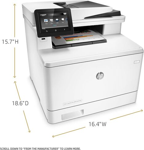 HP CF378A Color Laserjet Pro MFP M477fdn, Copy/Fax/Print/Scan in Saudi Arabia
