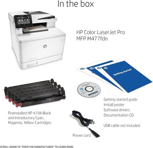 HP CF378A Color Laserjet Pro MFP M477fdn, Copy/Fax/Print/Scan in Saudi Arabia