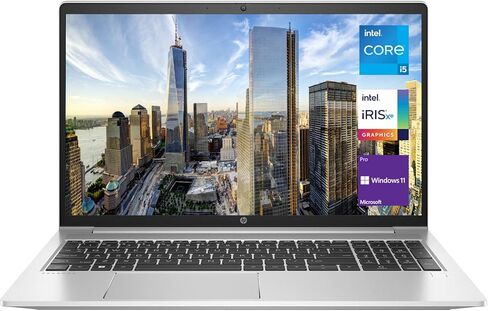 HP ProBook 450 G8 Business Laptop, 15.6" FHD IPS Display, Intel Core i5-1135G7 Quad-Core Processor, 16GB DDR4 RAM, 512GB SSD, HDMI, Backlit Keyboard, Webcam, RJ-45, Wi-Fi, Windows 11 Pro, Silver in Saudi Arabia