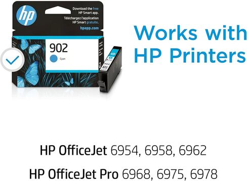 HP 902 أزرق سماوي بخرطوشة حبر الأصلية (t6l86an) in Kuwait