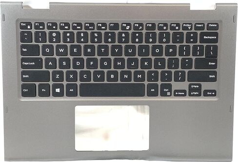 Ebid-Dealz Replacement for Silver Palmrest & US Keyboard Dell Inspiron 13 5368 5378 JCHV0 CN-0XFM9G 0XFM9G XFM9G in Saudi Arabia