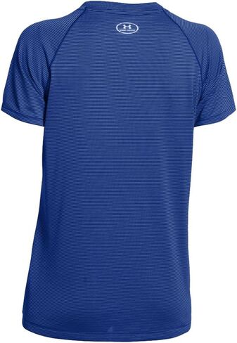 Under Armour Women's Performance Stripe Tech Locker Tee T-Shirt Colors 1276212 in Saudi Arabia
