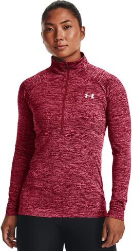 كنزة صوفية نسائية بأكمام طويلة وسحاب من Under Armour Tech Twist ½ in Saudi Arabia