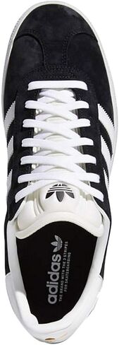 adidas Gazelle Adv Shoe - Men's Core Black/FTWR White/Gold Metallic, 13.0 in Kuwait