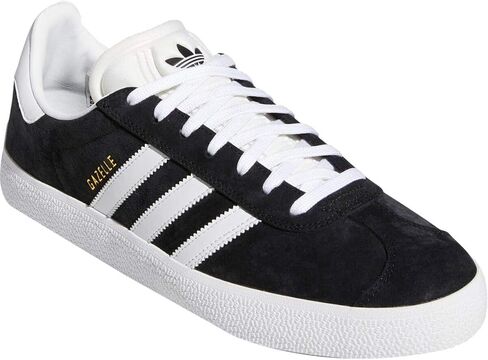 adidas Gazelle Adv Shoe - Men's Core Black/FTWR White/Gold Metallic, 13.0 in Kuwait