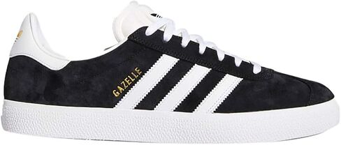 adidas Gazelle Adv Shoe - Men's Core Black/FTWR White/Gold Metallic, 13.0 in Kuwait