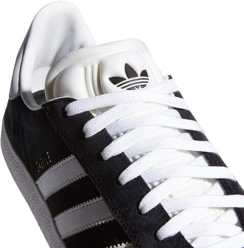 adidas Gazelle Adv Shoe - Men's Core Black/FTWR White/Gold Metallic, 13.0 in Kuwait