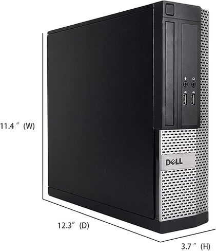Dell OptiPlex 7010 Computer Desktop PC, Intel Core i7, 8GB RAM, 2TB HDD, MTG New 22 inch LED Monitor, RGB Speaker and Keyboard Mouse, WiFi, Windows 10 Pro (Renewed) in Saudi Arabia