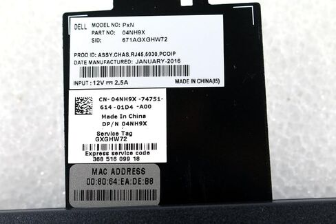 Dell Wyse 4NH9X 5030 Mini Desktop, 512 MB RAM, 32 MB Flash, Black in Saudi Arabia