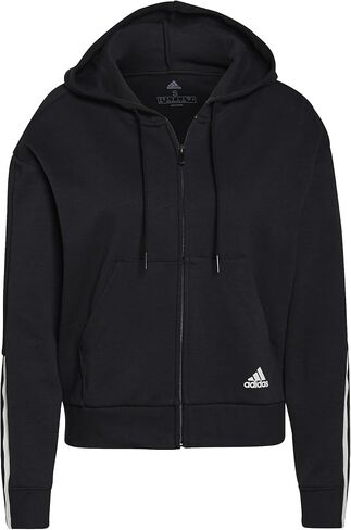 adidas Women's Essentials Loose-Cut 3-Stripes Full-Zip Hoodie in Saudi Arabia