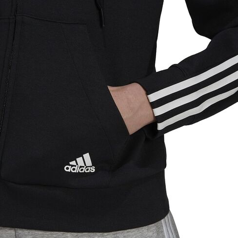 adidas Women's Essentials Loose-Cut 3-Stripes Full-Zip Hoodie in Saudi Arabia