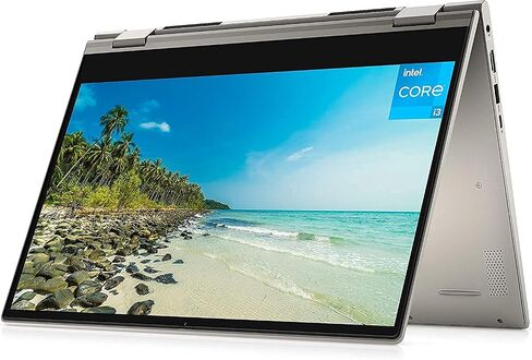 2021 Latest Dell Inspiron 14 5406 2 in 1 Laptop 14" HD Touchscreen 11th Gen Intel Core i3-1115G4 Processor 4GB RAM 128GB SSD Webcam HDMI FP Reader Backlit Keyboard Windows 10 S Dune in Saudi Arabia