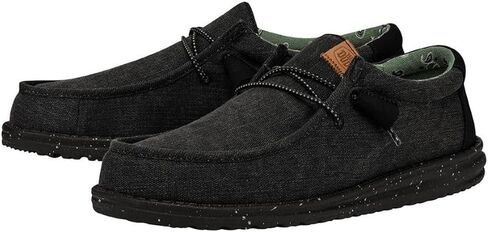 Hey Dude Men's Wally Canvas | Men's Loafers | Men's Slip On Shoes | Comfortable & Light-Weight in Saudi Arabia