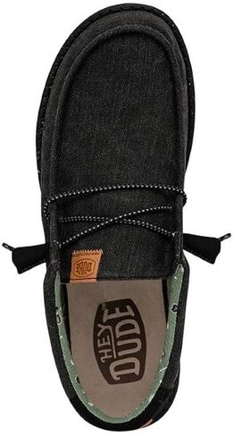 Hey Dude Men's Wally Canvas | Men's Loafers | Men's Slip On Shoes | Comfortable & Light-Weight in Saudi Arabia