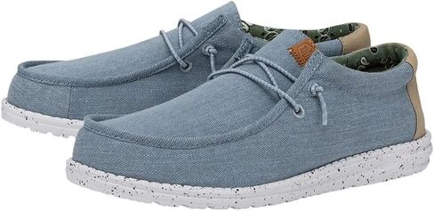 Hey Dude Men's Wally Canvas | Men's Loafers | Men's Slip On Shoes | Comfortable & Light-Weight in Saudi Arabia