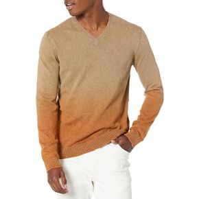 John Varvatos Men's Kane Long Sleeve Vee Neck Sweater in Saudi Arabia