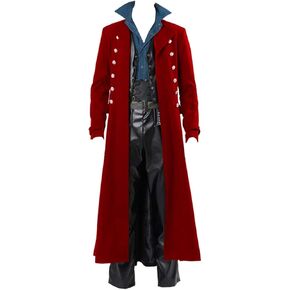 جاكيت Steampunk عتيق للرجال على الطراز القوطي الفيكتوري معطف زي الهالوين المعطف الخلفي in Kuwait