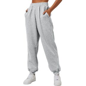 Yovela Womens High Waisted Baggy Sweatpants 2023 Fall Jogger Pants Y2k Trendy Lounge Trousers with Pockets