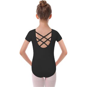 MdnMd Girls Toddler Leotards for Dance Ballet Gymnastic Outfits Classic Basic Leotard