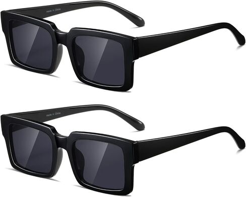 TIANYESY نظارات شمسية للنساء تصميم كلاسيكي بسيط موضة UV400 نظارات شمسية مربعة للجنسين TY2984 in Kuwait