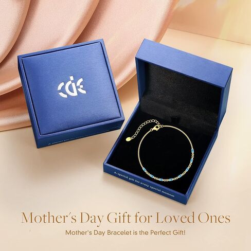 CDE 925 Sterling Silver Birthstone Bracelets for Women Infinity Symbol Dainty Simple Women Charm Link Bracelet Birthday Jewelry Anniversary Graduation Gifts for Her Girls Mom Wife in Kuwait