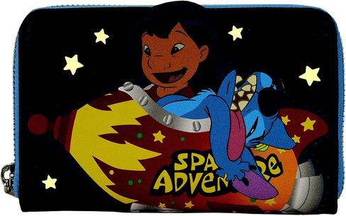 Lilo & Stitch Space Adventure Glow in the Dark Zip Around Wallet in Saudi Arabia