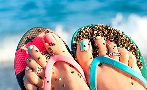 Milacolato 925 Sterling Silver Toe Rings for Women 18K White Gold Plated Arrow Heart Infinity Vintage Celtic Knot Teardrop Daisy Flower Stylish Toe Rings Adjustable Toe Band Rings Summer Beach Foot Jewelry in Kuwait