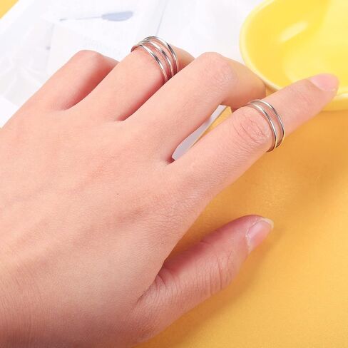 Milacolato 925 Sterling Silver Toe Rings for Women 18K White Gold Plated Arrow Heart Infinity Vintage Celtic Knot Teardrop Daisy Flower Stylish Toe Rings Adjustable Toe Band Rings Summer Beach Foot Jewelry in Kuwait