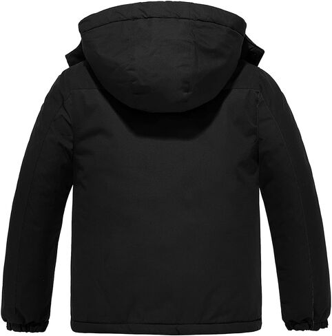 ZSHOW Boys' Waterproof Ski Jacket Windbproof Hooded Mountain Sportswear Outdoor Raincoat in Kuwait