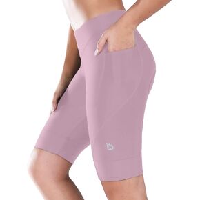 baleaf Women's Bike Shorts 4D Padded Cycling Spinning Road Bike Pockets Wide Waistband UPF50+ in Saudi Arabia