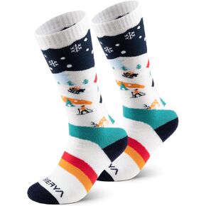 WEIERYA Kids Ski Socks Merino Wool, Kids Wool Socks, Knee-high Snow Socks for Boys Girls, Winter socks, 1/3 Pairs