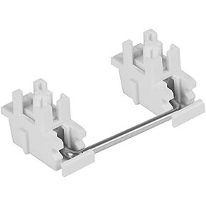 مثبتات ZugGear V2 PCB Mount-In Stabilizers شفافة سموكي مطلية بالذهب 2u 6.25u 7u مثبتات Keycap مثبتات لوحة المفاتيح الميكانيكية (DUROCK V2 Smokey 60/87 Kit) in Kuwait