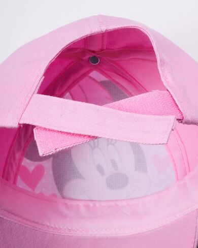 Disney Girls' 2 Pack Adjustable Baseball Hat: Minnie Mouse, Encanto Mirabel, Ariel, Princess (Toddler/Little Girl), Size Age 4-7, Minnie Mouse Pink in Saudi Arabia