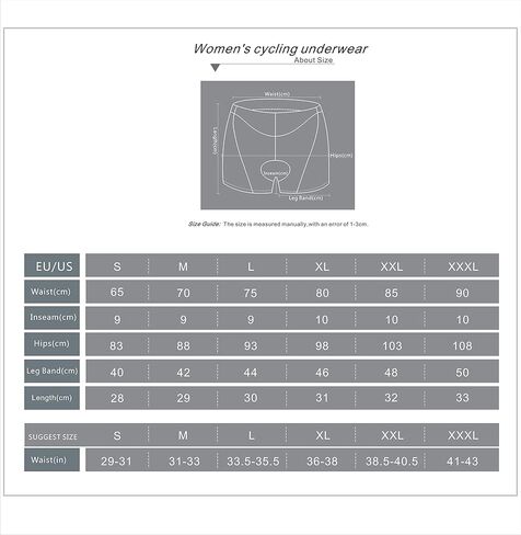 ملابس داخلية نسائية لركوب الدراجات من MUCUBAL سراويل داخلية مبطنة ثلاثية الأبعاد لركوب الدراجات MTB in Kuwait