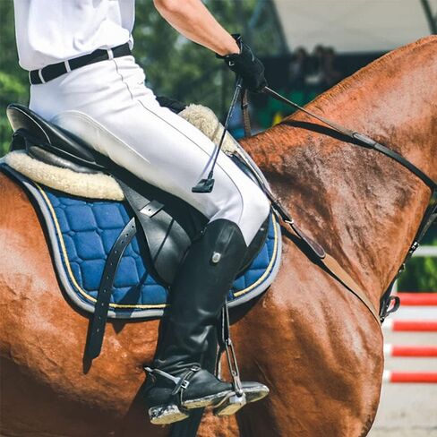 Willit Girls Horse Riding Pants Tights Kids Equestrian Breeches Knee-Patch Youth Schooling Tights Zipper Pockets in Kuwait