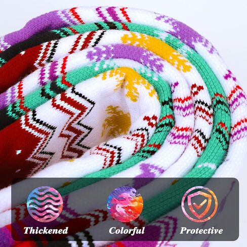 Ski Socks Kids 3 Pairs Warm Winter Snow Socks for Boys Girls Child Youth Skiing Snowboard Socks for 4-15 Year Old Children in Saudi Arabia