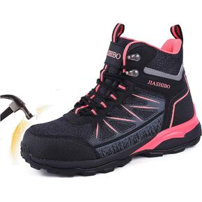 Blapek Steel Toe Work Boots for Women, Insulated Work Boots | Lightweight Comfortable Safety Toe Shoes for Construction Workers, Steel Toe Sneakers for Warehouse & Auto Repair in Saudi Arabia