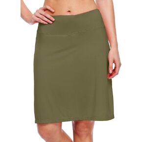 Willit Women's 20" Knee Length Skorts Skirts Golf Tennis Skirts Modest Athletic Casual Skorts with Pockets UV Protection