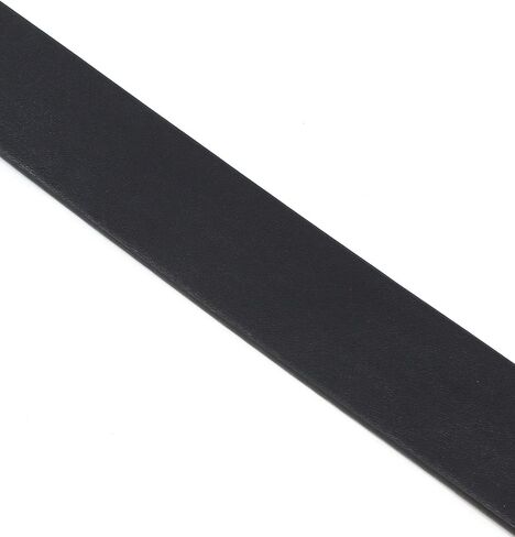 Leather Belt Strap with Smooth Grain Finish 1.5" Wide with Snaps in Kuwait