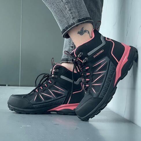Blapek Steel Toe Work Boots for Women, Insulated Work Boots | Lightweight Comfortable Safety Toe Shoes for Construction Workers, Steel Toe Sneakers for Warehouse & Auto Repair in Saudi Arabia