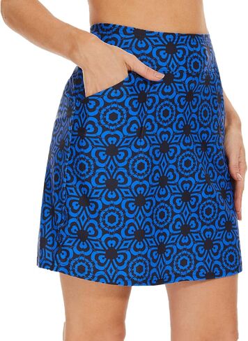 M MOTEEPI Skorts for Woman 18" Golf Athletic Skirts with Pockets High Waist Tennis Skirt in Kuwait