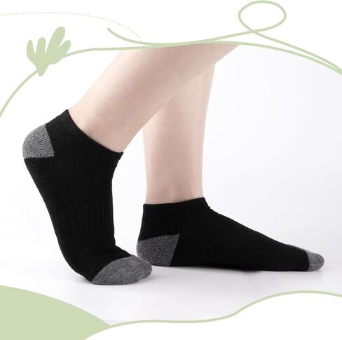 Comfoex 10 Pairs Boys Socks 4-6 6-8 8-10 Years Old Low Cut Ankle Athletic Socks For Kids Short Half Cushioned Socks in Kuwait