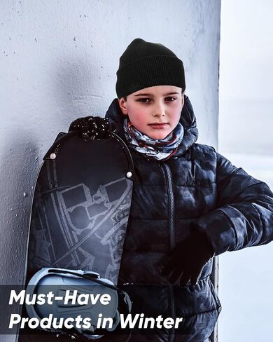 96 Pcs Winter Beanies and Gloves Bulk Combo Pack for Men Women Homeless Thermal Winter Solid Hat and Glove Warm Cozy Gift for Christmas in Saudi Arabia