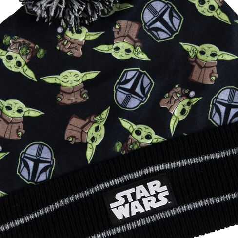 Star Wars Mandalorian Boy’s Cuff Beanie & Gloves Set in Saudi Arabia
