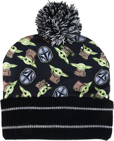 Star Wars Mandalorian Boy’s Cuff Beanie & Gloves Set in Saudi Arabia